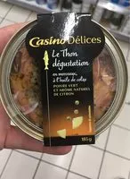 Mängden socker i Le thon dégustation en morceaux, à l'huile de colza Poivre vert et arôme naturel de citron