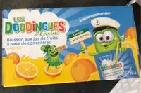 Mängden socker i Boisson aux jus de fruits à base de concentrés orange