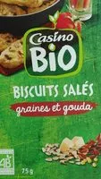 Mängden socker i Biscuits salés graines et gouda