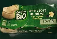 Mängden socker i Petits pots de crème à la vanille Bourbon BIO