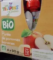 Mängden socker i Purée de Pommes Bananes - dès 12 mois
