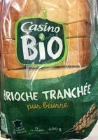 Mängden socker i Brioche tranchée