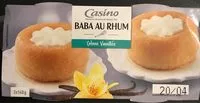 Mängden socker i Baba au rhum crème vanillée