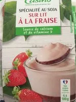Mängden socker i Soja sur lit de fraise
