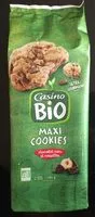 Mängden socker i Maxi Cookies chocolat noir et noisettes BIO