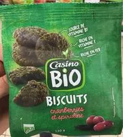 Mängden socker i BISCUIT Cranberries et spiruline