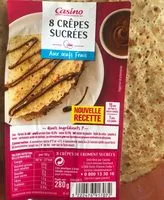 Mängden socker i Crêpes sucrées x8