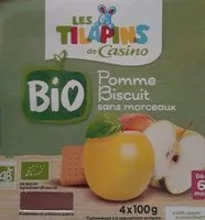 Mängden socker i Pomme biscuit bio baby