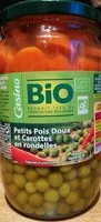Mängden socker i Petits pois et carottes en rondelles Bio