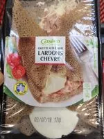 Mängden socker i Galette au blé noir Lardons Chèvre