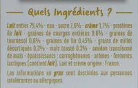 Mängden socker i Yaourt crémeux aux graines