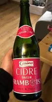 Mängden socker i Cidre Framboise