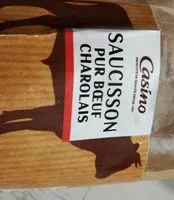 Mängden socker i Saucisson pur boeuf charolais