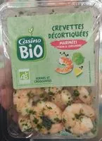 Mängden socker i Crevettes décortiquées marinées citron & coriandre bio