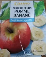 Mängden socker i Purée de fruits Pomme Banane