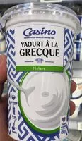 Mängden socker i Yaourt à la grecque nature , pot unitaire