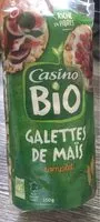 Mängden socker i Galettes de maïs complet Bio