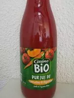 Mängden socker i Pur jus de tomates et légumes bio