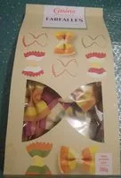 Mängden socker i Farfalles rayées multicolores