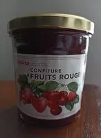 Mängden socker i Confiture de 4 fruits rouges
