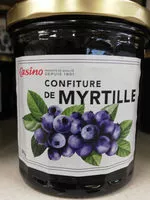 Mängden socker i Confiture de MYRTILLE