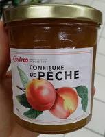 Mängden socker i Confiture de pêche