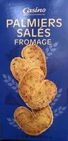 Mängden socker i Palmiers salés fromage