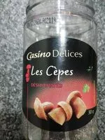 Mängden socker i Cèpes déshydratés
