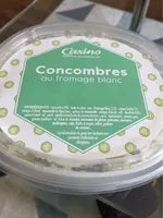 Mängden socker i Concombre assaisonné au fromage blanc et ciboulette