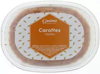 Mängden socker i Carottes râpées