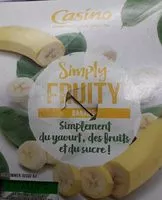 Mängden socker i Simply Fruity* Banane - *Simplement fruité