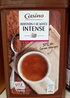 Mängden socker i Boisson cacaotee intense