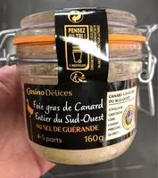 Mängden socker i Foie gras de canard entier du SudOuest