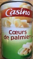 Mängden socker i Cœurs de palmier