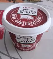 Mängden socker i Rillettes du Mans sans conservateur