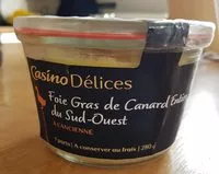 Mängden socker i Bocal de foie gras entier de canard du Sud-Ouest