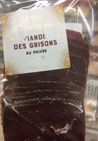 Mängden socker i Viande des Grisons au poivre 9 tranches