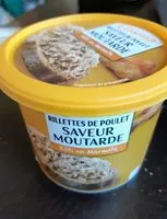 Mängden socker i Rillettes de poulet saveur moutarde