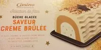 Mängden socker i Bûche glacée Saveur crème brûlée