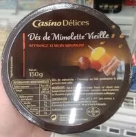 Mängden socker i Dés de mimolette vieille - Affinage 12 mois minimum