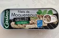 Mängden socker i Filets de maquereaux grillés aux herbes