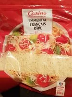 Mängden socker i Emmental français râpé