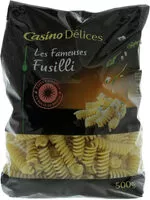Mängden socker i Fusilli façonnées en moule de bronze