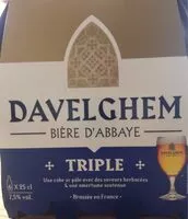 Mängden socker i Bière triple d'Abbaye Davelghem