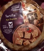 Mängden socker i Tortilla aux oignons