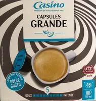 Mängden socker i Capsules Grande