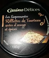 Mängden socker i Rillettes de tourteau zestes d'orange et épices