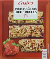 Mängden socker i Barre de céréales Fruits Rouges