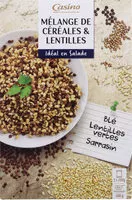 Mängden socker i Mélange céréales & lentilles idéal en salade