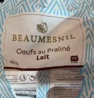 Mängden socker i Sac œufs praliné lait